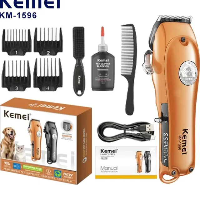 ماشین اصلاح حیوانات خانگی kemei مدل 1596